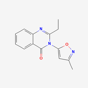 4(3H)-Quinazolinone, 2-ethyl-3-(3-methyl-5-isoxazolyl)-