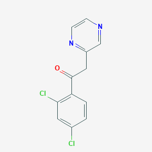 1-(2,4-Dichlorophenyl)-2-(pyrazin-2-yl)ethan-1-one