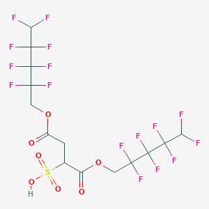 1,4-Bis[(2,2,3,3,4,4,5,5-octafluoropentyl)oxy]-1,4-dioxobutane-2-sulfonic acid