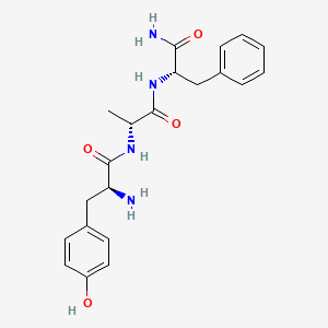 L-Phenylalaninamide, L-tyrosyl-D-alanyl-