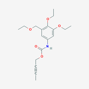 B14420353 But-2-yn-1-yl [3,4-diethoxy-5-(ethoxymethyl)phenyl]carbamate CAS No. 84972-18-9