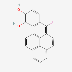 6-Fluoro-9,10-dihydrobenzo(a)pyrene-9,10-diol