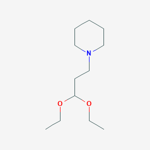 molecular formula C12H25NO2 B1442037 1-(3,3-二乙氧基丙基)哌啶 CAS No. 3770-69-2