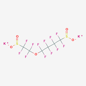 Dipotassium 1,1,2,2,3,3,4,4-octafluoro-4-(1,1,2,2-tetrafluoro-2-sulfinatoethoxy)butane-1-sulfinate