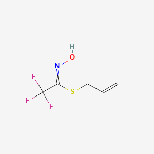 Prop-2-en-1-yl 2,2,2-trifluoro-N-hydroxyethanimidothioate