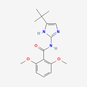 N-(5-tert-butyl-1H-imidazol-2-yl)-2,6-dimethoxybenzamide