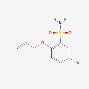 5-Bromo-2-[(prop-2-en-1-yl)oxy]benzene-1-sulfonamide