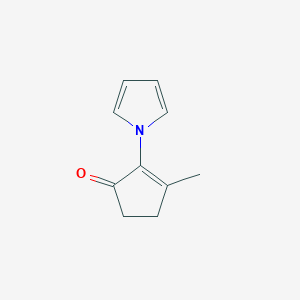 3-Methyl-2-(1H-pyrrol-1-yl)cyclopent-2-en-1-one