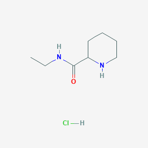 molecular formula C8H17ClN2O B1442048 N-乙基-2-哌啶甲酰胺盐酸盐 CAS No. 1246172-32-6