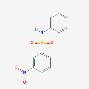 N-(2-Iodophenyl)-3-nitrobenzene-1-sulfonamide