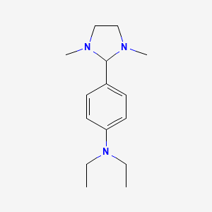 2-(p-(Diethylamino)phenyl)-1,3-dimethylimidazolidine