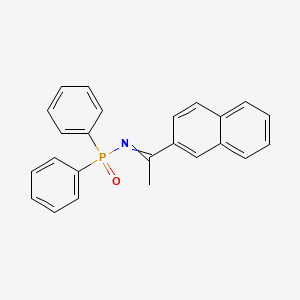 N-[1-(Naphthalen-2-yl)ethylidene]-P,P-diphenylphosphinic amide