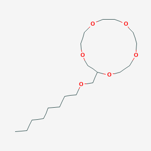 2-[(Octyloxy)methyl]-1,4,7,10,13-pentaoxacyclopentadecane