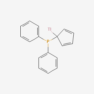 Diphenyl[1-(lambda~1~-thallanyl)cyclopenta-2,4-dien-1-yl]phosphane