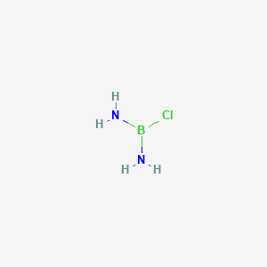 molecular formula BClH4N2 B14420744 1-Chloroboranediamine CAS No. 79855-43-9