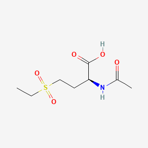 Butanoic acid, 2-(acetylamino)-4-(ethylsulfonyl)-, (S)-