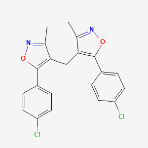 4,4'-Methylenebis[5-(4-chlorophenyl)-3-methyl-1,2-oxazole]