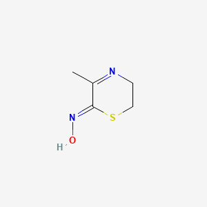 (NZ)-N-(5-methyl-2,3-dihydro-1,4-thiazin-6-ylidene)hydroxylamine