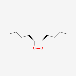 (3R,4S)-3,4-Dibutyl-1,2-dioxetane