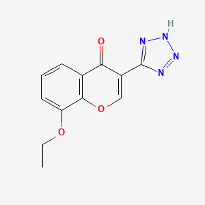 8-Ethoxy-3-(2H-tetrazol-5-yl)-4H-1-benzopyran-4-one