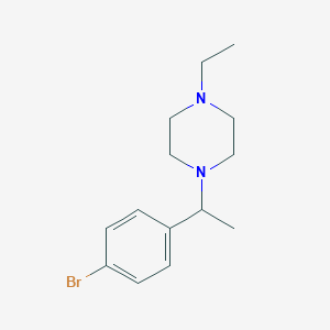 molecular formula C14H21BrN2 B1442089 1-(1-(4-溴苯基)乙基)-4-乙基哌嗪 CAS No. 1226985-81-4