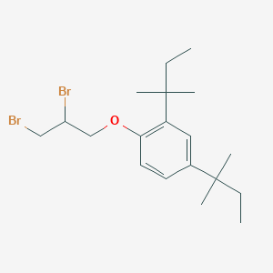 1-(2,3-Dibromopropoxy)-2,4-bis(2-methylbutan-2-yl)benzene