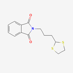 B14421050 2-[3-(1,3-Dithiolan-2-yl)propyl]-1H-isoindole-1,3(2H)-dione CAS No. 84484-65-1