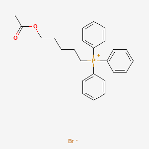 [5-(Acetyloxy)pentyl](triphenyl)phosphanium bromide