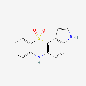 3,6-Dihydro-11H-11lambda~6~-pyrrolo[2,3-c]phenothiazine-11,11-dione