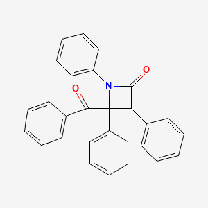 4-Benzoyl-1,3,4-triphenylazetidin-2-one