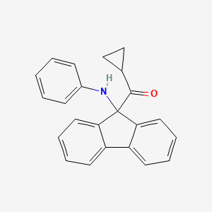 (9-Anilino-9H-fluoren-9-yl)(cyclopropyl)methanone