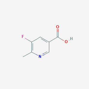 molecular formula C7H6FNO2 B1442117 5-氟-6-甲基烟酸 CAS No. 932705-78-7