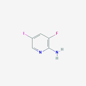 molecular formula C5H4FIN2 B1442118 3-氟-5-碘吡啶-2-胺 CAS No. 1321612-85-4