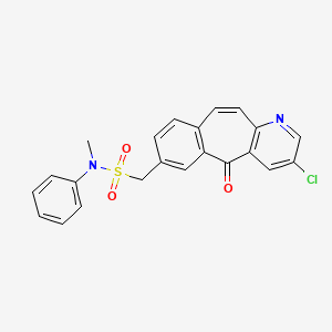 B1442122 1-(3-Chloro-5-oxo-5H-benzo[4,5]cyclohepta[1,2-b]-pyridin-7-yl)-N-methyl-N-phenylmethanesulfonamide CAS No. 1001915-86-1