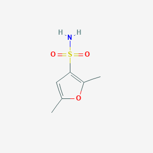molecular formula C6H9NO3S B1442123 2,5-二甲基呋喃-3-磺酰胺 CAS No. 858248-39-2