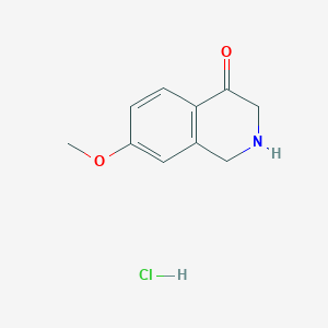 molecular formula C10H12ClNO2 B1442125 盐酸7-甲氧基-2,3-二氢异喹啉-4(1H)-酮 CAS No. 5119-79-9