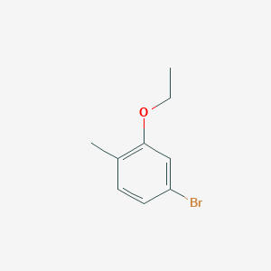 molecular formula C9H11BrO B1442127 4-Bromo-2-ethoxy-1-methylbenzene CAS No. 871888-83-4