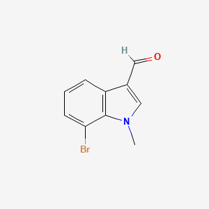 molecular formula C10H8BrNO B1442149 7-Bromo-1-methyl-1H-indole-3-carbaldehyde CAS No. 1158278-90-0