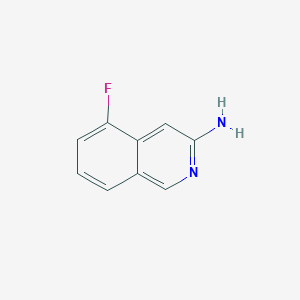 molecular formula C9H7FN2 B1442154 5-Fluoroisoquinolin-3-amine CAS No. 1221974-43-1