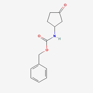 molecular formula C13H15NO3 B1442155 苄基 3-氧代环戊基氨基甲酸酯 CAS No. 635311-42-1