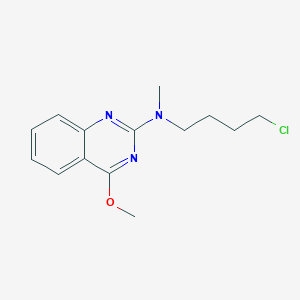 B14421615 N-(4-Chlorobutyl)-4-methoxy-N-methylquinazolin-2-amine CAS No. 84523-80-8