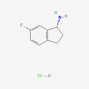 (R)-6-Fluoro-2,3-dihydro-1H-inden-1-amine hydrochloride