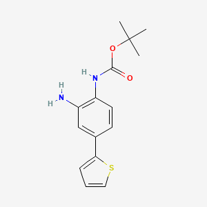tert-Butyl (2-amino-4-(thiophen-2-yl)phenyl)carbamate