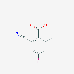 Methyl 2-cyano-4-fluoro-6-methylbenzoate