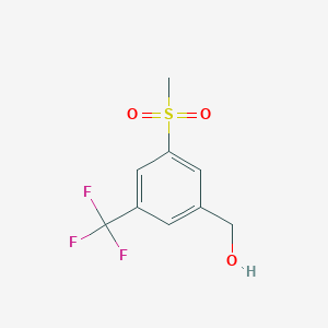 Benzenemethanol, 3-(methylsulfonyl)-5-(trifluoromethyl)-
