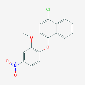 1-Chloro-4-(2-methoxy-4-nitrophenoxy)naphthalene