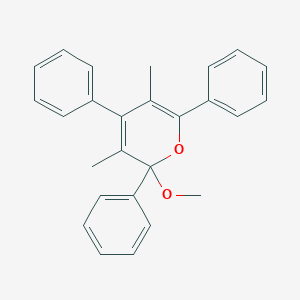 2-Methoxy-3,5-dimethyl-2,4,6-triphenyl-2H-pyran