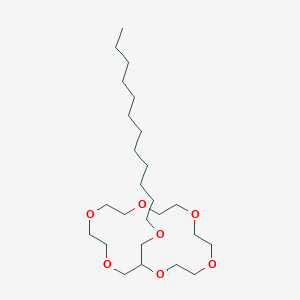 2-[(Dodecyloxy)methyl]-1,4,7,10,13,16-hexaoxacyclooctadecane