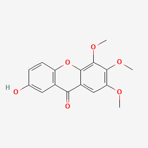 9H-Xanthen-9-one, 7-hydroxy-2,3,4-trimethoxy-