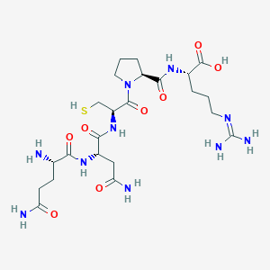 L-Glutaminyl-L-asparaginyl-L-cysteinyl-L-prolyl-N~5~-(diaminomethylidene)-L-ornithine